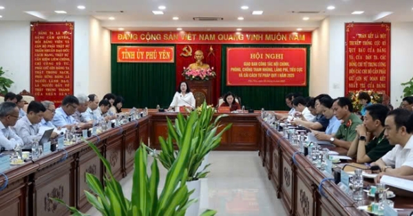 Hiển thị chi tiết cho Phú Yên tổ chức Hội nghị giao ban công tác nội chính, phòng, chống tham nhũng, lãng phí, tiêu cực và cải cách tư pháp quý I năm 2025 Hình ảnh cho bài viết Phú Yên tổ chức Hội nghị giao ban công tác nội chính, phòng, chống tham nhũng, lãng phí, tiêu cực và cải cách tư pháp quý I năm 2025